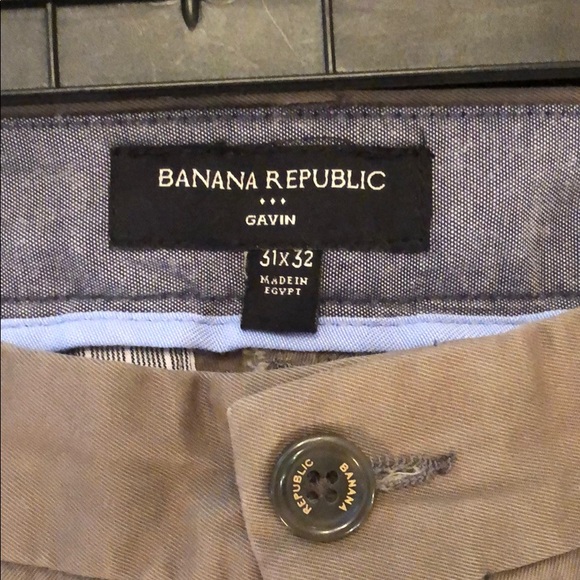 Banana Republic Men’s Gavin Chino Pants Brown/Tan - Picture 3 of 3